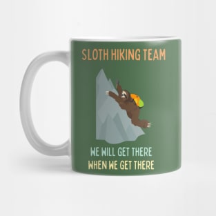 Sloth Hiking Team Mug